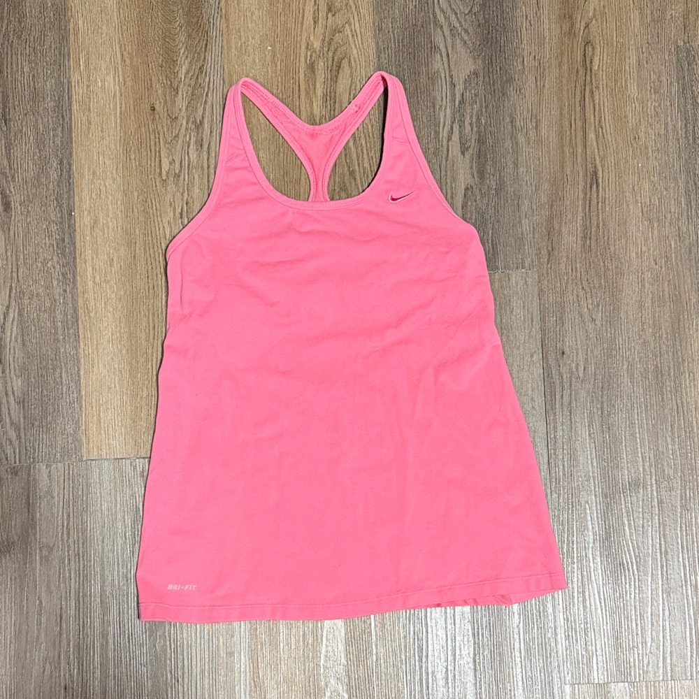 Nike Women's Bright Pink Racerback Tank Top